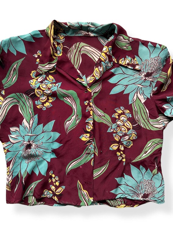 Vintage Ladies Fixer Floral Aloha SZ M - Etsy
