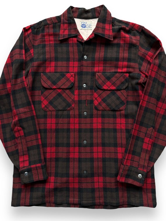 Vintage Pilgrim Board Shirt Style Wool Flannel SZ M - Etsy