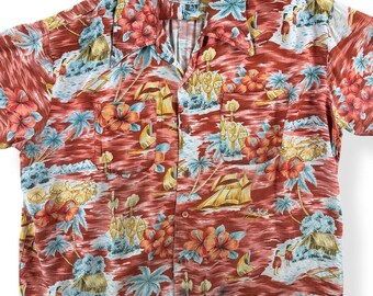 ヴィンテージ リペア Kmart レーヨン アロハシャツ SZ XL - Etsy 日本
