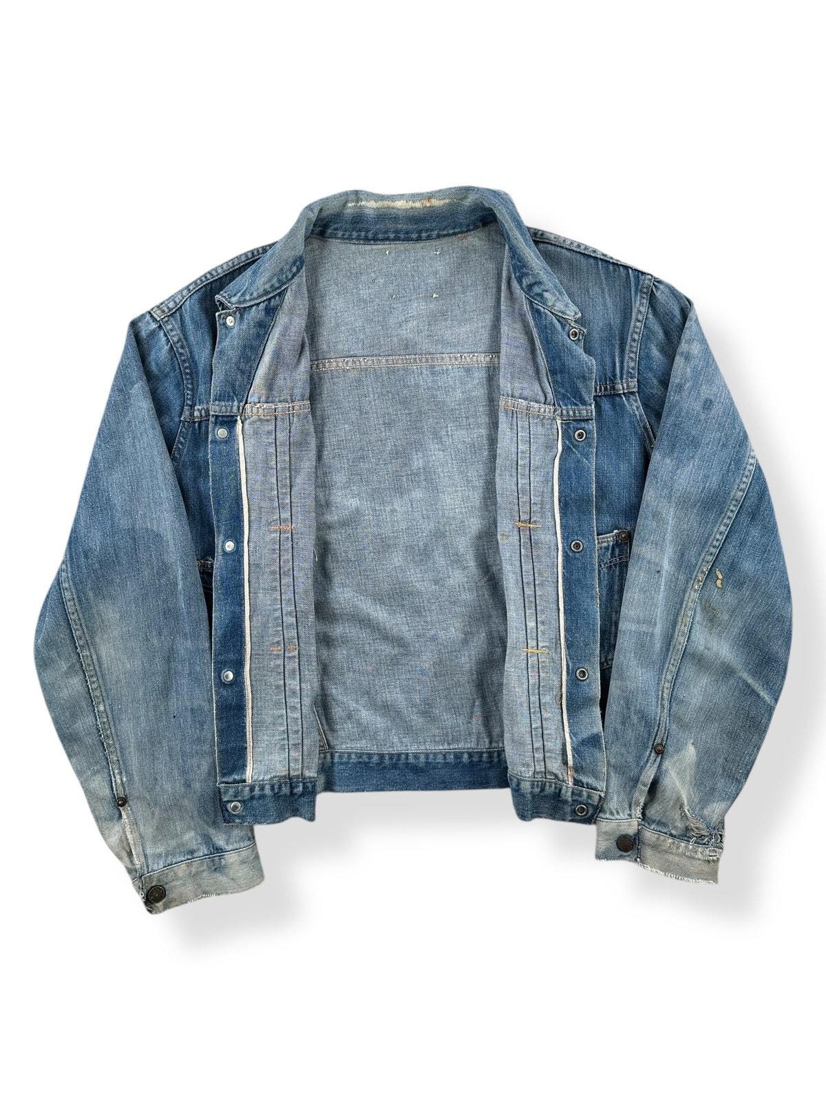 Vintage Montgomery Ward Pleated Denim Jacket SZ L - Etsy Israel