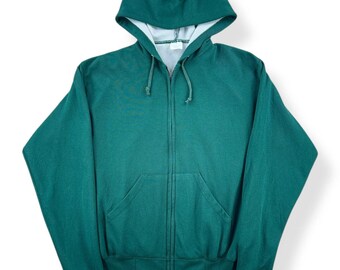 Vintage Sun Faded Thermal Lined Hoodie Zip up Sweater Xxl - Etsy