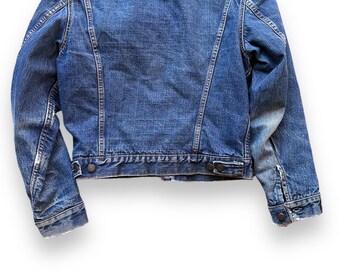 Vintage Levi's Big E Blanket Lined 70505 Denim Jacket SZ 40