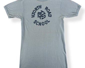 Vintage Hjorth Road School Ringer Tee SZ XS
