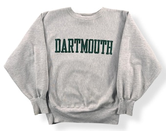 トップス CHAMPION REVERSE WEAVE 70S DARTMOUTH Vintage Champion Reverse Weave Dartmouth Crewneck SZ M - Etsy Israel