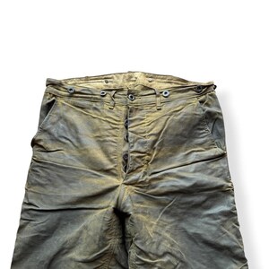 Vintage 40's Era Filson Double Tin Trousers W34 - AS IS image 2
