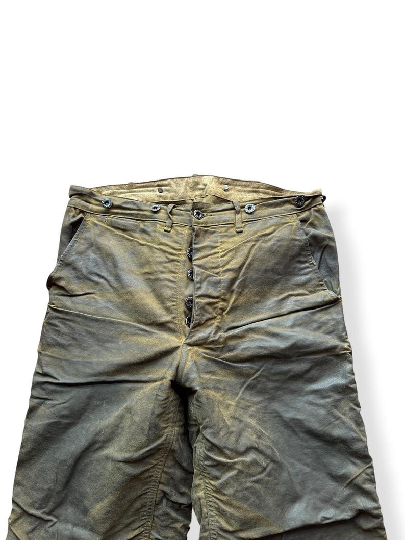 Vintage 40's Era Filson Double Tin Trousers W34 - AS IS image 2