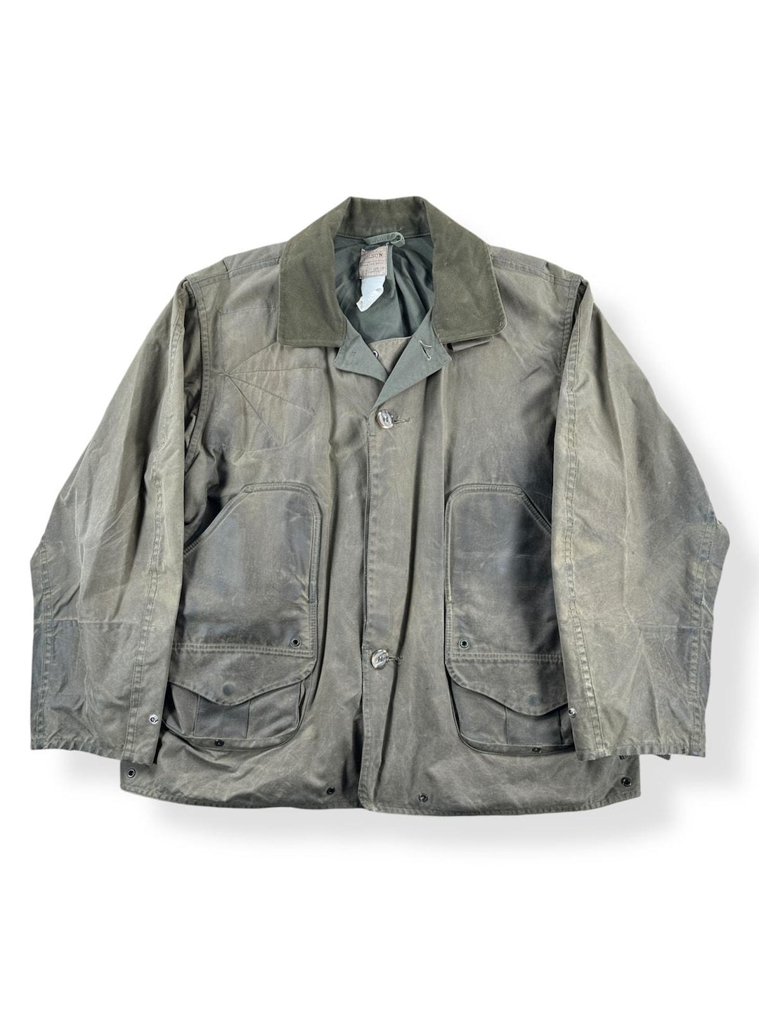 ジャケット・アウター Filson Shelter Cloth Waterfowl Jacket VTG Filson Shelter Cloth Waterfowl/Upland Coat Otter Green Style