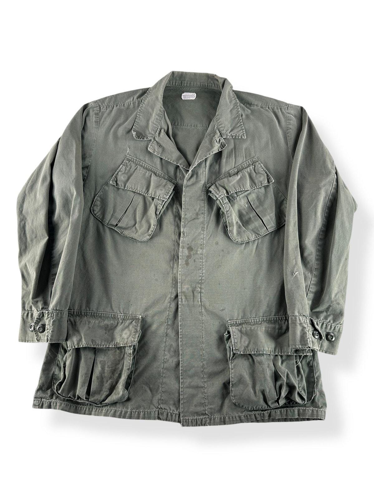 Vintage 4th Pattern Cotton Ripstop Jungle Jacket SZ XL