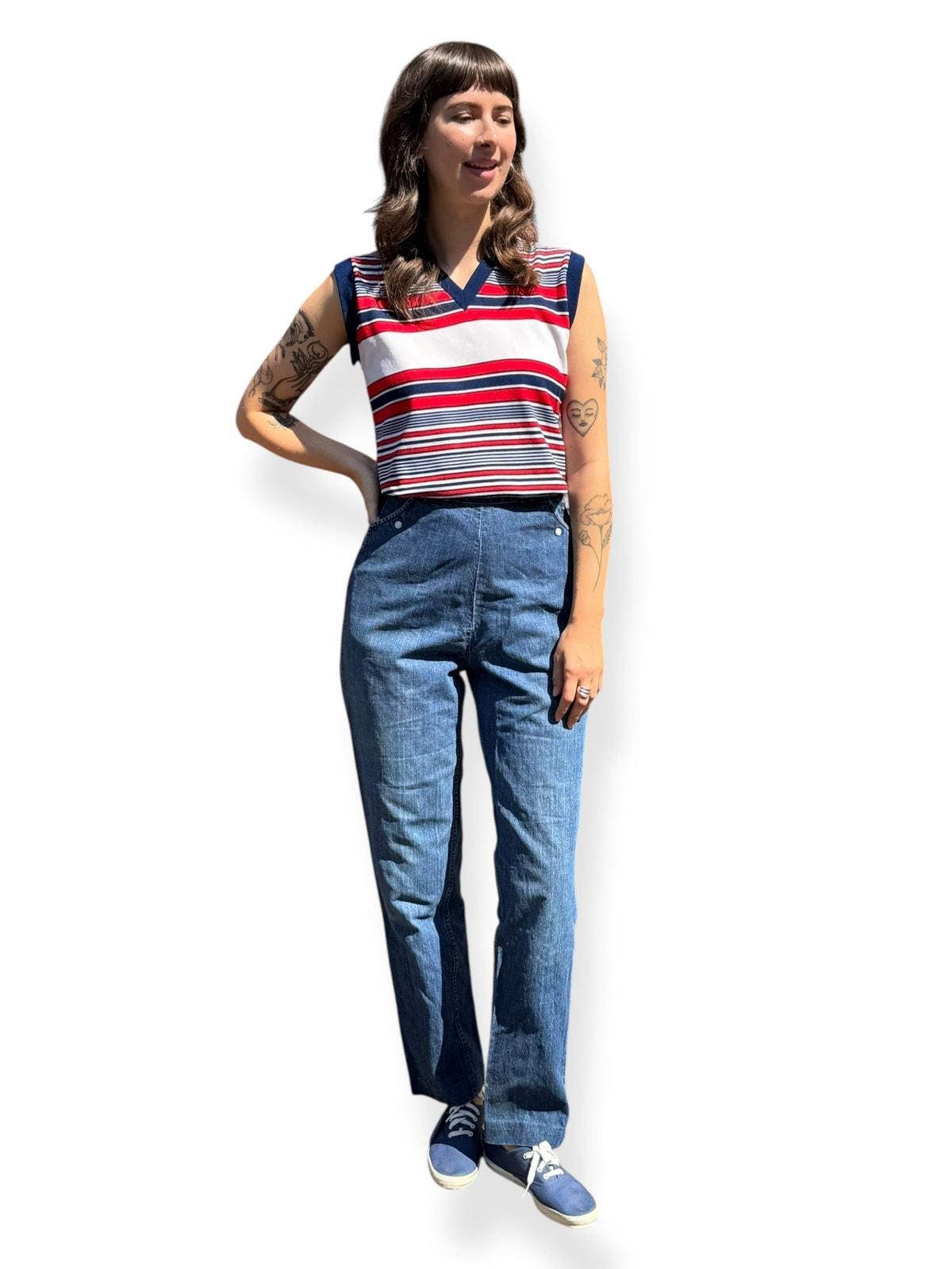Vintage GWG Canadian Frontier Side Zip Jeans W25 - Etsy Canada