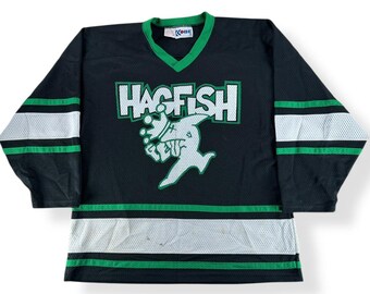 Vintage 1990s Era Hagfish Band Hockey Jersey SZ L