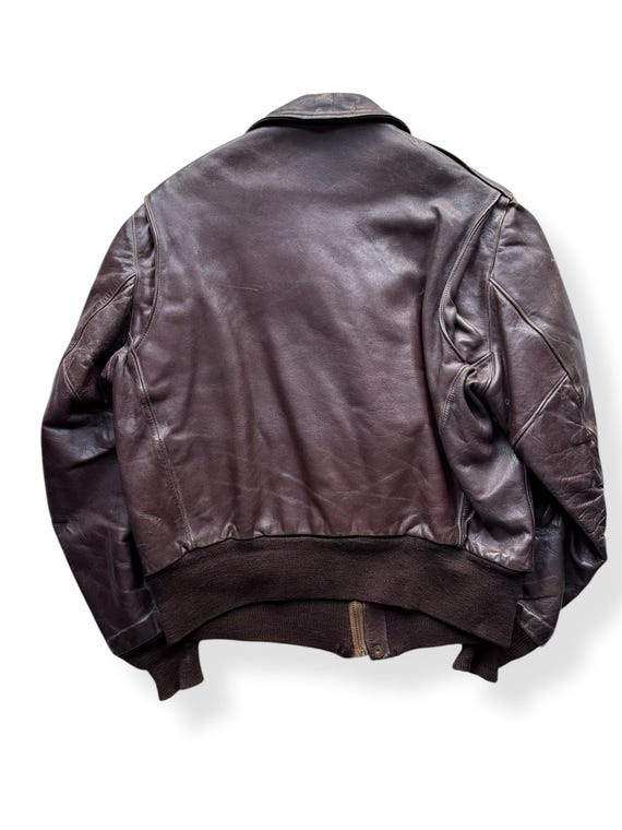 【Hercules】Car-coat horsehide Vintage Sears Hercules Horsehide A-1 Style Leather Jacket SZ