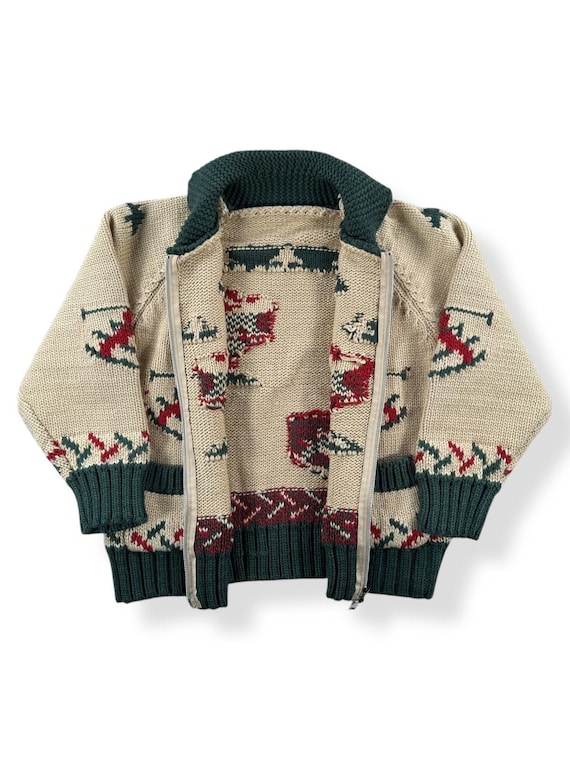 Vintage Mary Maxim Ski Pattern Cowichan Style Sweater SZ S - Etsy