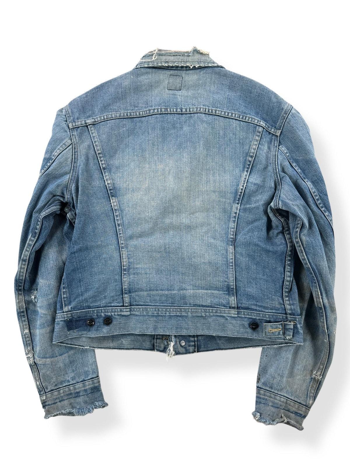 80s Lee 101-J USA製 denim jacket size36R 80s Lee 101-J Distressed Jacket SZ 44 Long - Etsy
