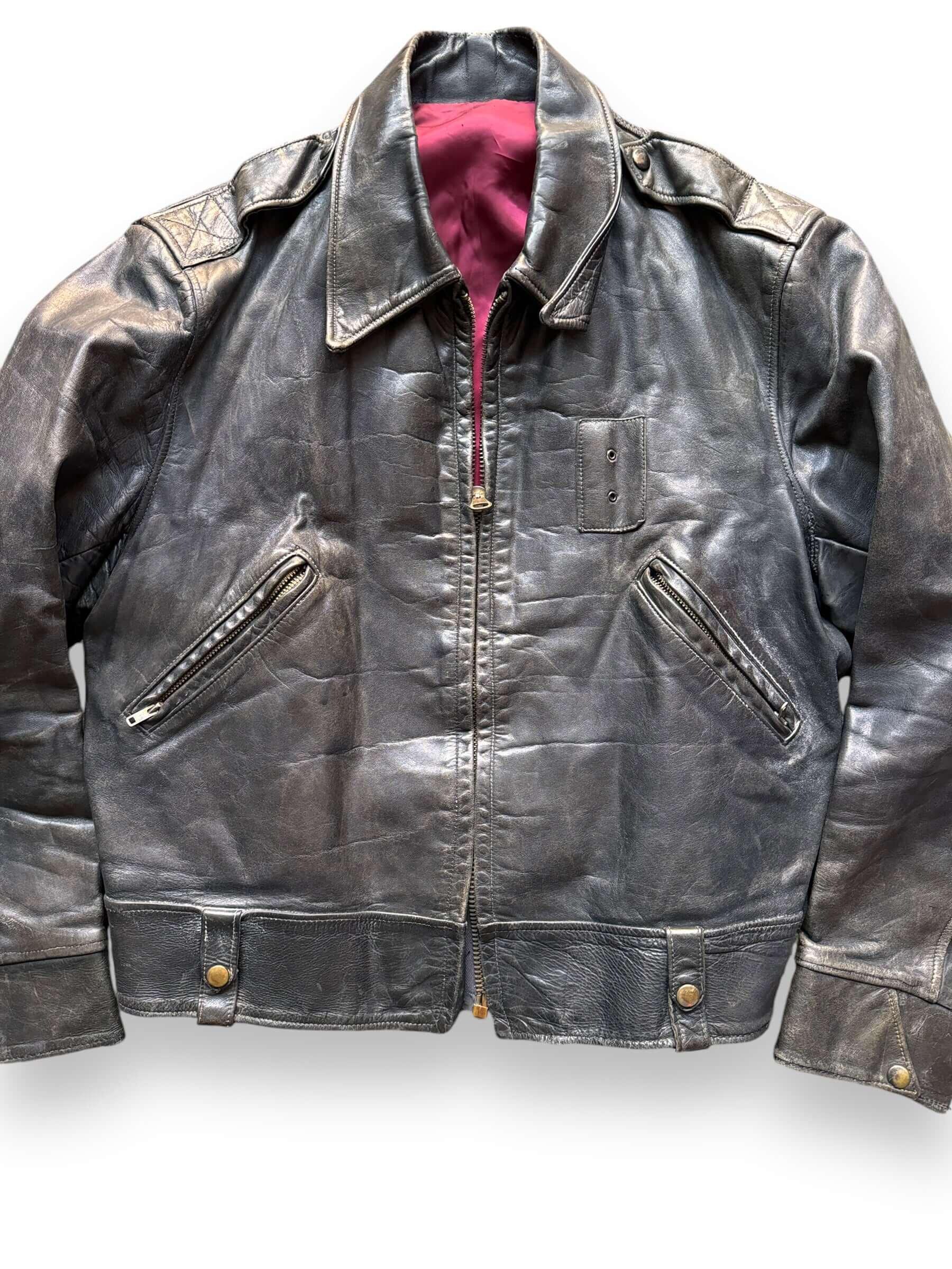 Vintage Horsehide Police Jacket SZ 46 – The Barn Owl Vintage