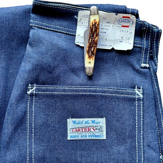 Deadstock Vintage Carter's Carpenter Jeans W27 L3… - image 4
