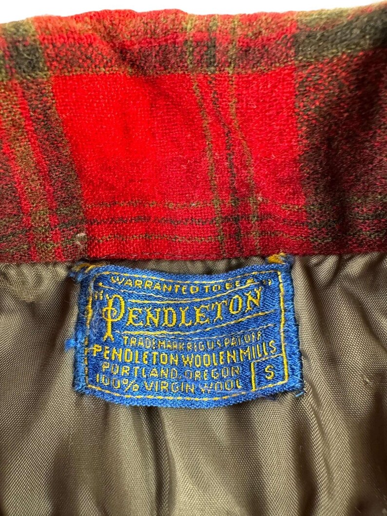 Vintage 50er/60er Jahre Pendleton Boardshirt Gr. S Bild 3