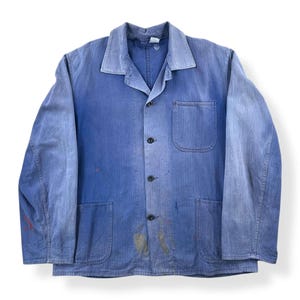 French Vintage Workwear Jacket - Etsy