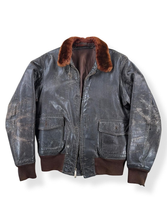 G-1 フライトレザージャケット サイズ40 80's G-1 FLIGHT JACKET SIZE 40 フライトジャケット レザー