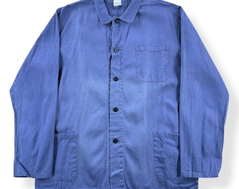 1940s Handy Hank Chore Jacket | Vintage 40s French Cotton