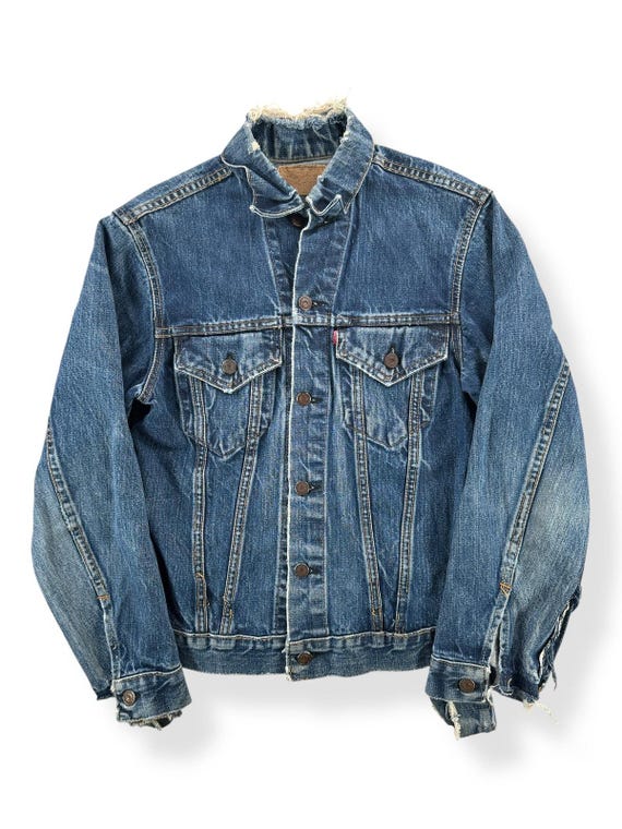 ヴィンテージ ダメージ加工 ビッグE リーバイス タイプ3 ジャケット SZ 