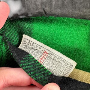 Vintage grön och svart Filson Union Made cruiserjacka SZ XL bild 5