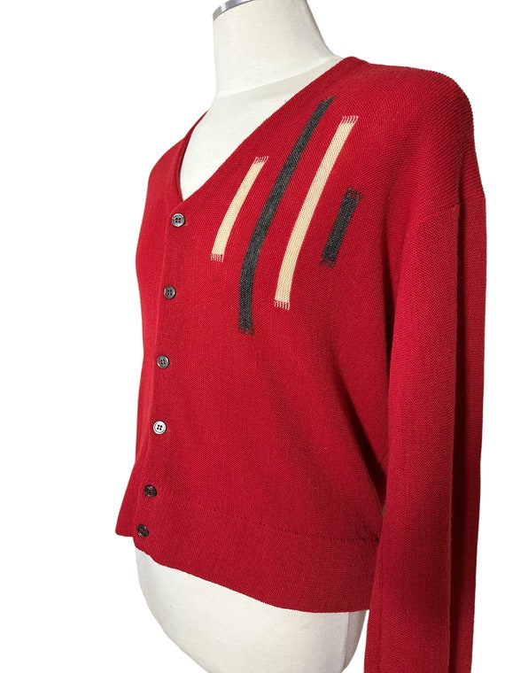 Vintage Hastings Red Wool Cardigan | Seattle Vint… - image 5