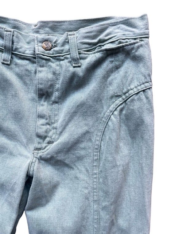 Vintage 1970s Lee Mint Green Moleskin Pants W33 Bar… Gem