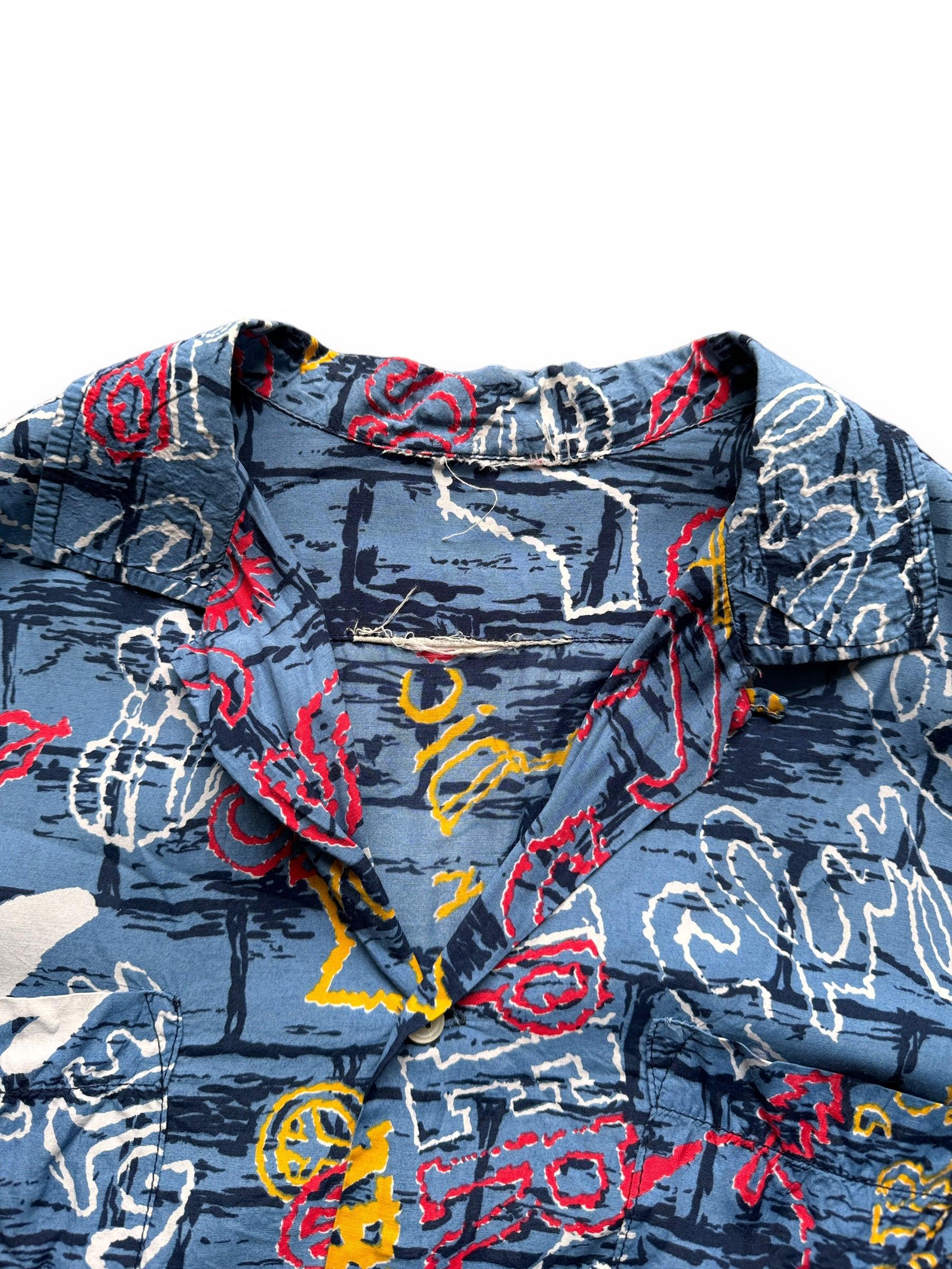 Vintage Graffiti Style Aloha Shirt SZ L - Etsy Canada