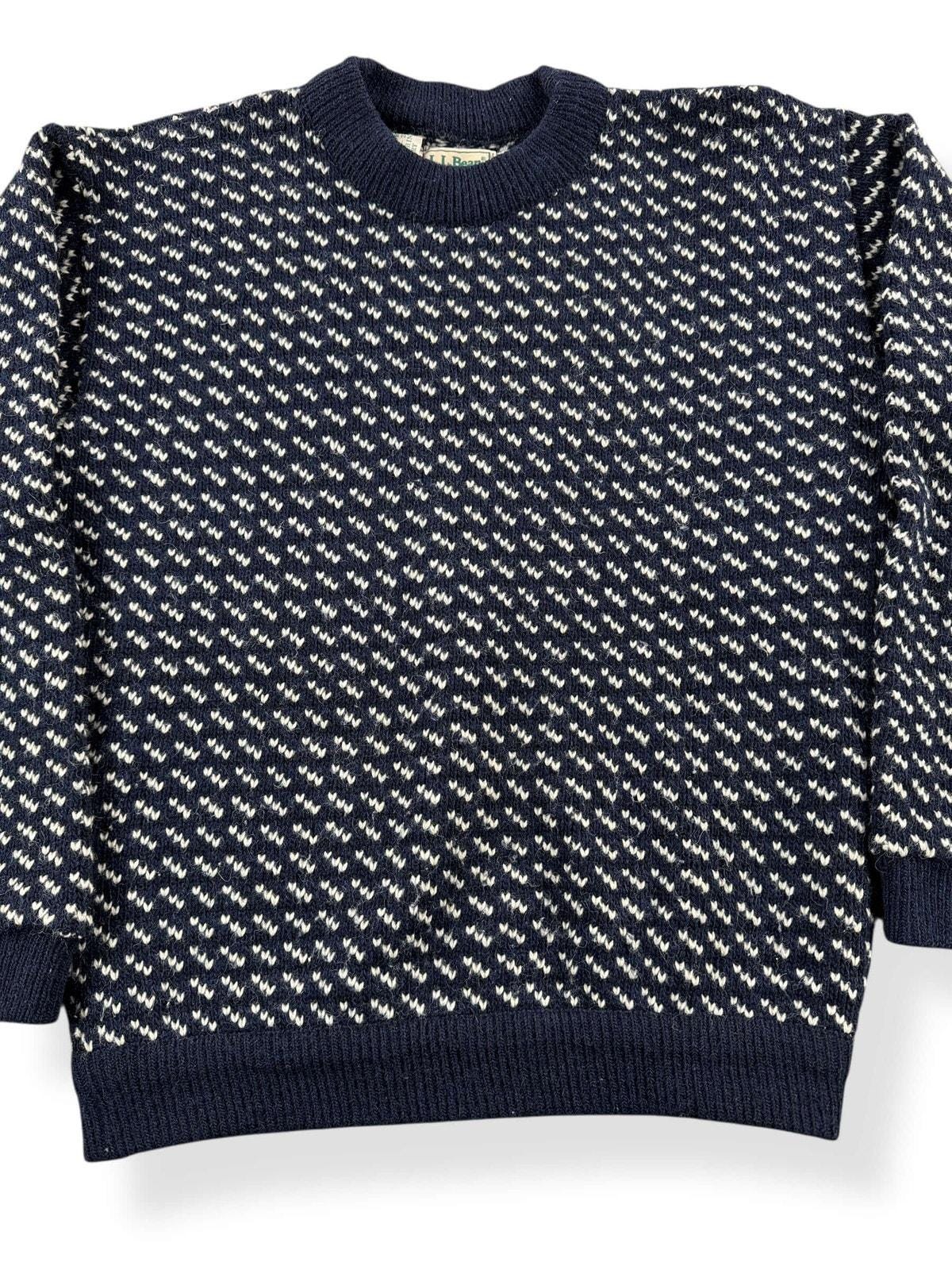 Vintage L.L. Bean Norwegian Birdseye Sweater SZ M - Etsy