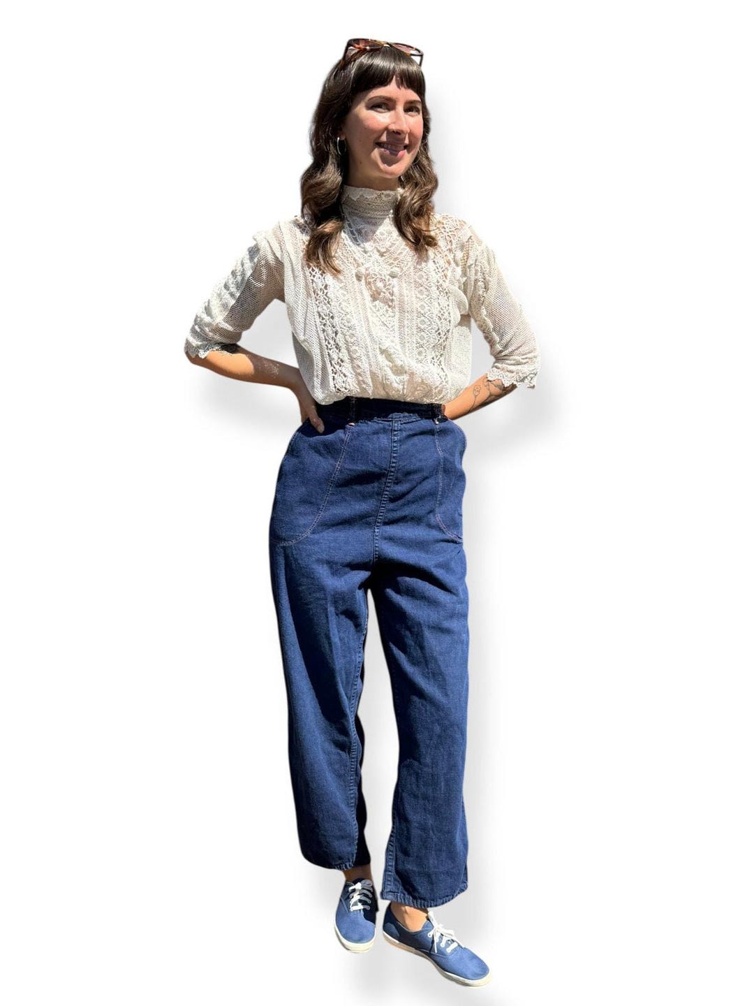 Vintage Ladies Strong Reliable Side Zip Jeans W30 - Etsy