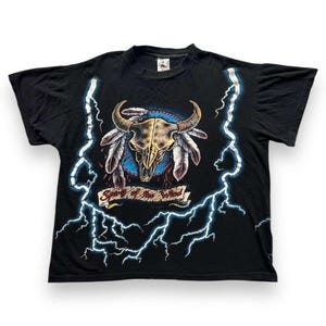 Vintage Spirit of the Wind Lightning AOP Tee SZ XL