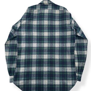 Vintage Grün Und Navy Pendleton Flanell GR.L Bild 5