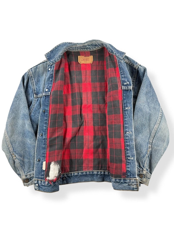 90s Levi’s 70505 trucker Jacket 4th Vintage Levis 4 Pocket 57510 Trucker Jacket SZ L - Etsy