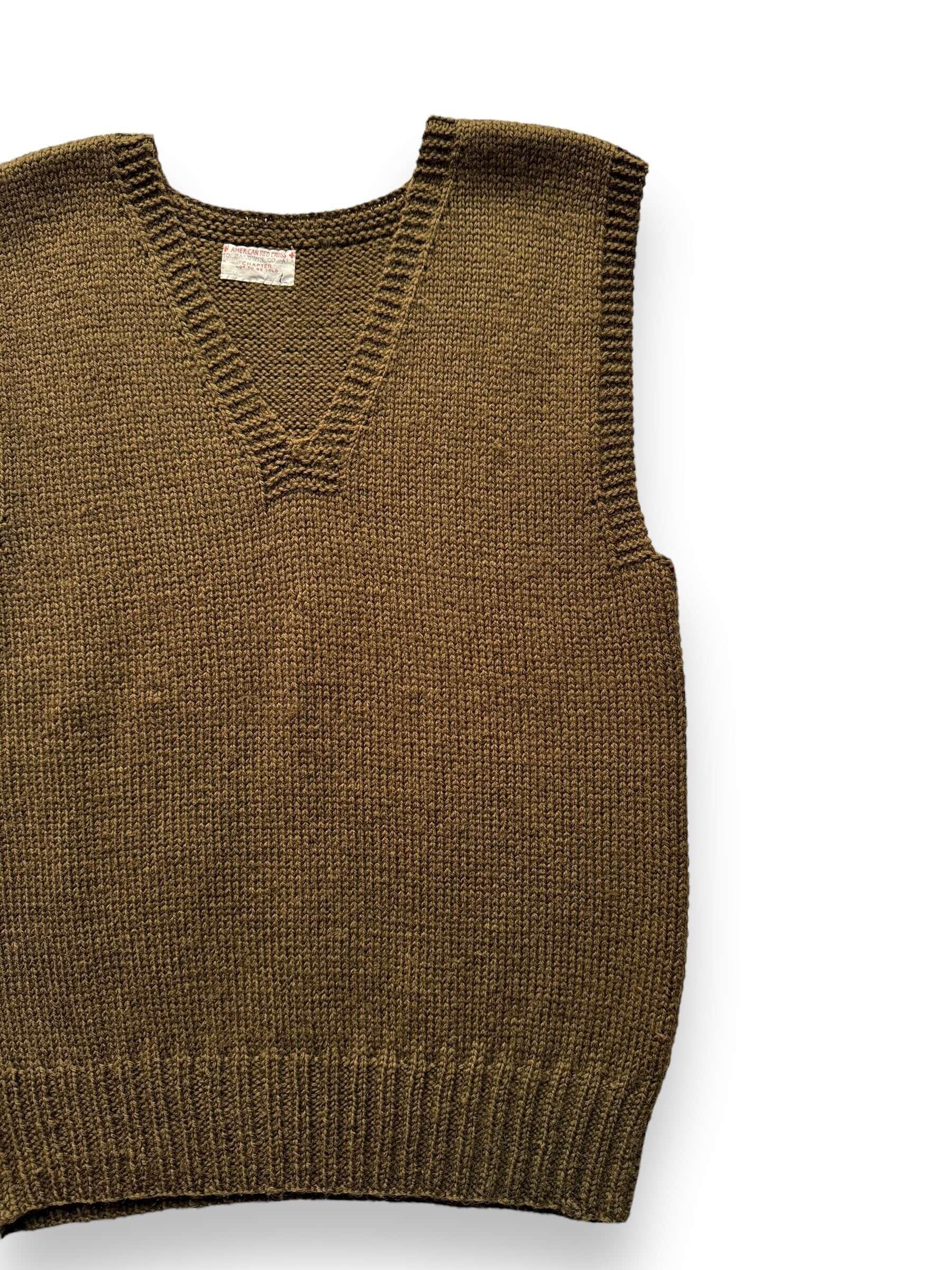 Vintage WWII Era Red Cross Knit Sweater Vest SZ M - Etsy