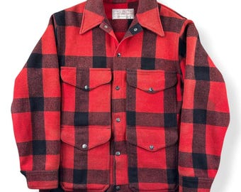 Vintage Filson Button Snap Mackinaw Jacket SZ 42