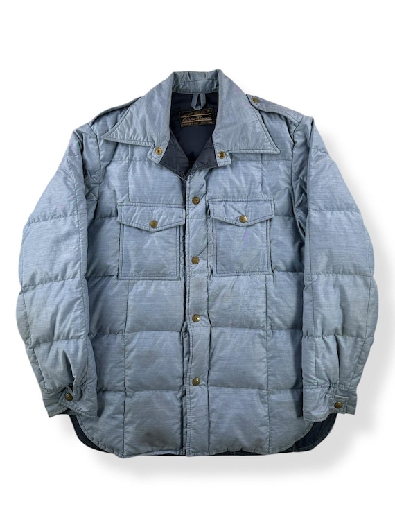 Vintage Eddie Bauer Down Shirt Jac SZ L - Etsy
