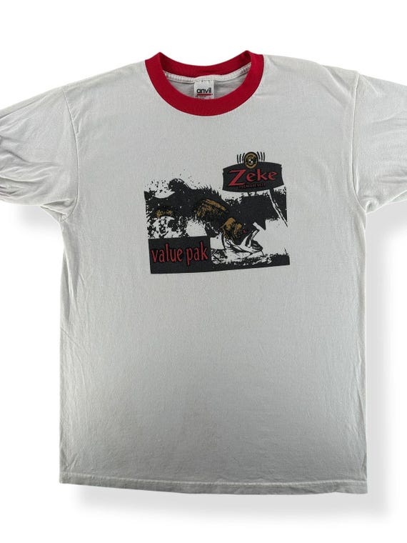 Vintage Zeke Premium Beer Ringer Tee SZ L - Etsy