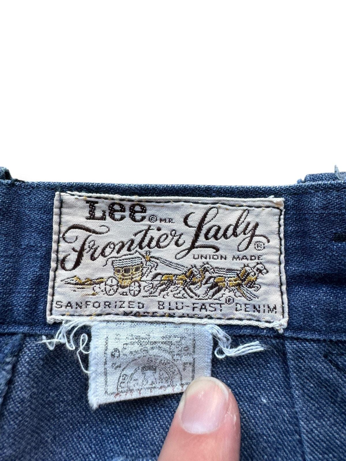 Vintage Lee Frontier Lady Side Zip Jeans W25 - Etsy