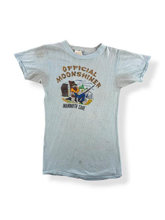 Vintage Mammoth Cave Official Moonshiner Tee SZ XXS