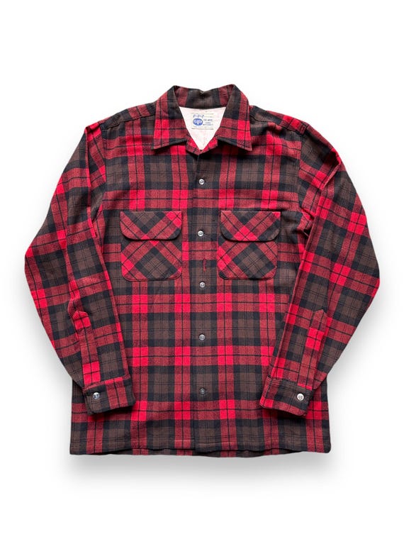 Vintage Pilgrim Board Shirt Style Wool Flannel SZ M - Etsy