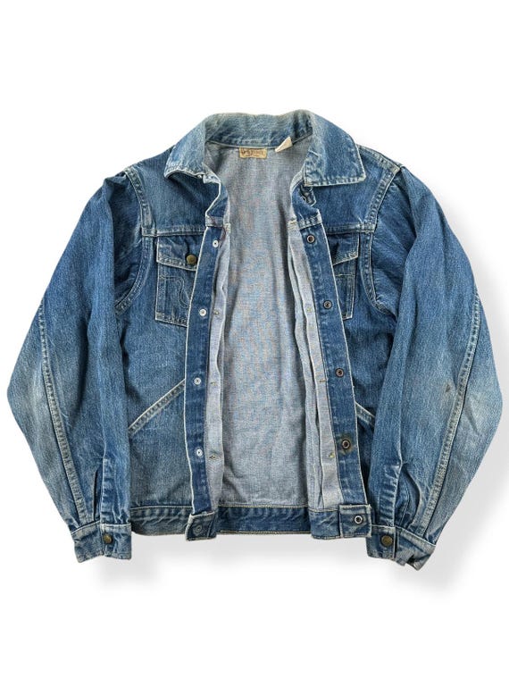 Vintage Buckaroo by Big Smith Denim Jacket SZ 38 - Etsy Canada