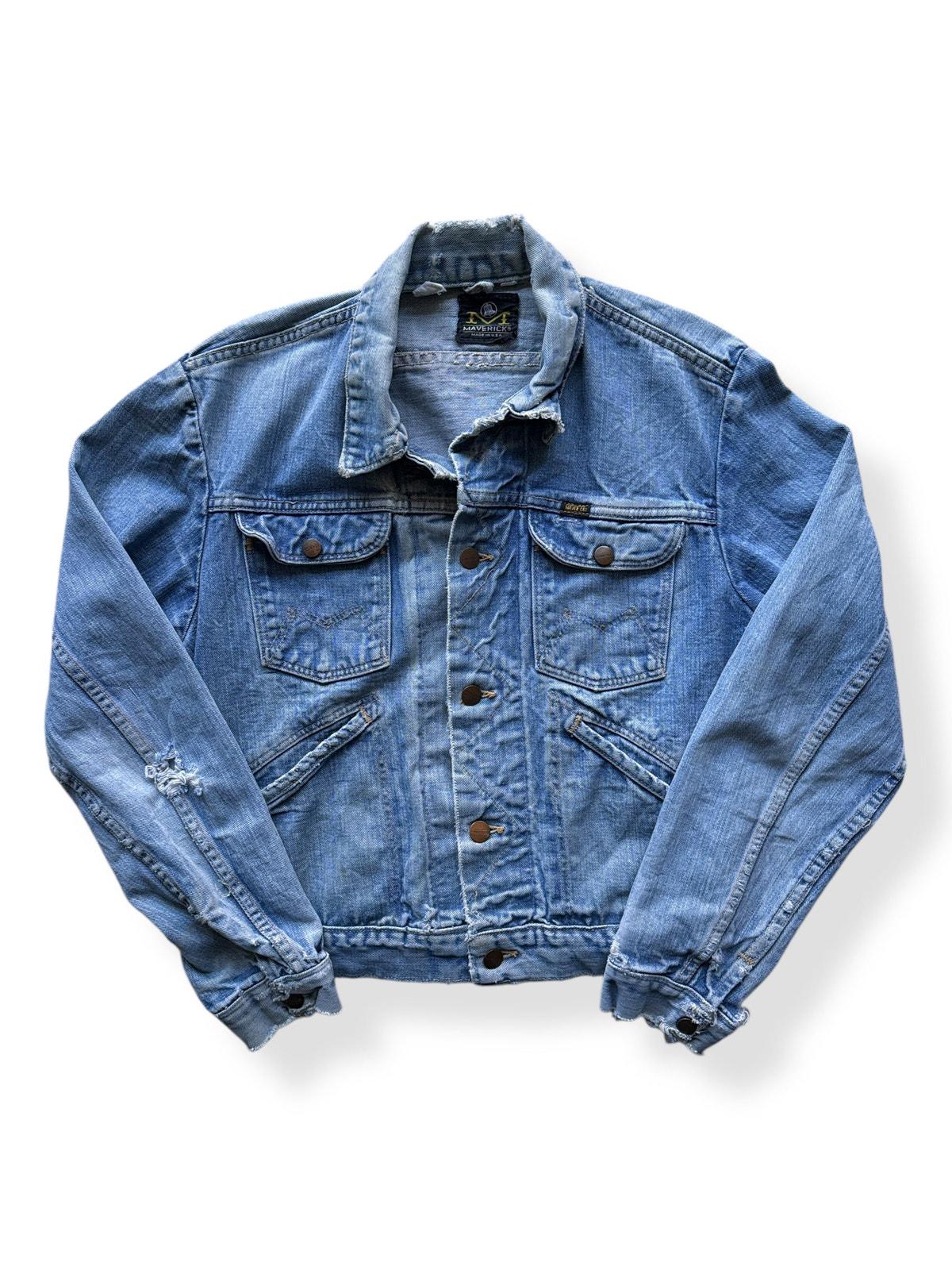 【2plan】Illure Vintage Denim Jacket Vintage Maverick Selvedge Denim Jacket SZ 40 - Etsy