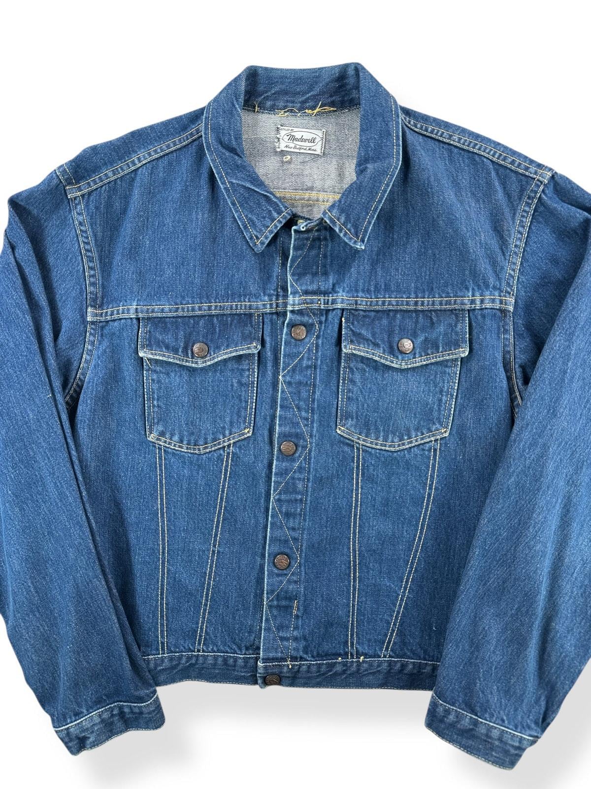 Vintage Madewell Dark Selvedge Denim Jacket SZ L - Etsy