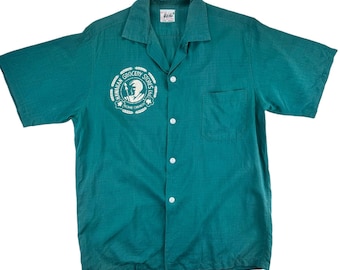 MV237 Vintage 1950's Cotton Bowling Shirt by Hale-niu Honolulu