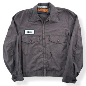 Vintage &quot;Bill&quot; Brown Red Kap Work Jacket SZ 40