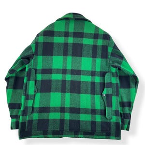 Vintage grön och svart Filson Union Made cruiserjacka SZ XL bild 9