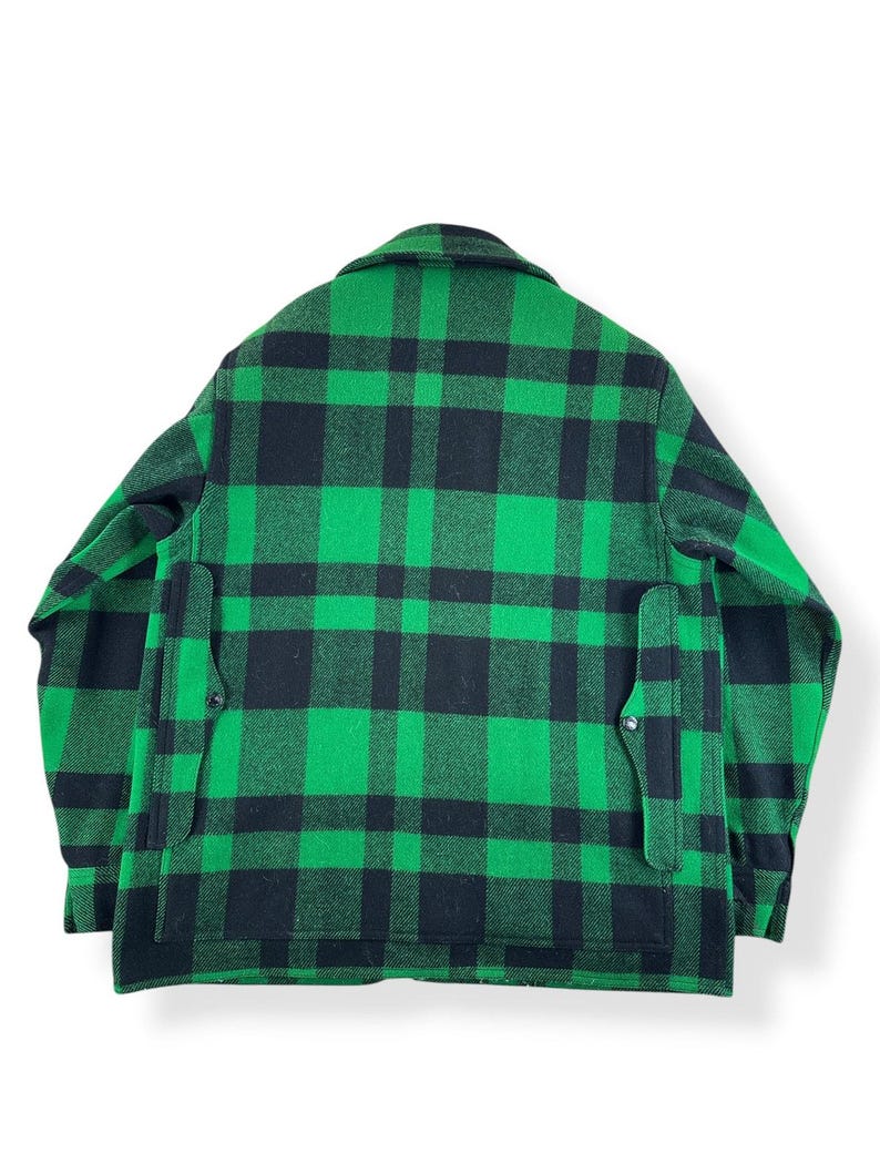 Vintage grön och svart Filson Union Made cruiserjacka SZ XL bild 9