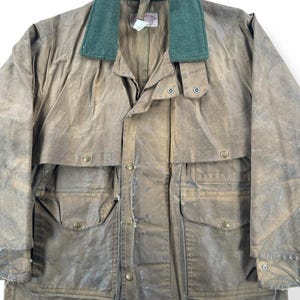 Vintage Filson Tin Cloth Packer Coat SZ 40 image 3