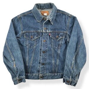Vintage Dark Levis 2-Pocket Trucker Jacket SZ M