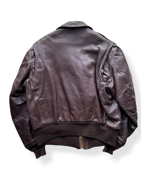 Vintage Sears Hercules Horsehide A-1 Style Leather Jacket SZ M
